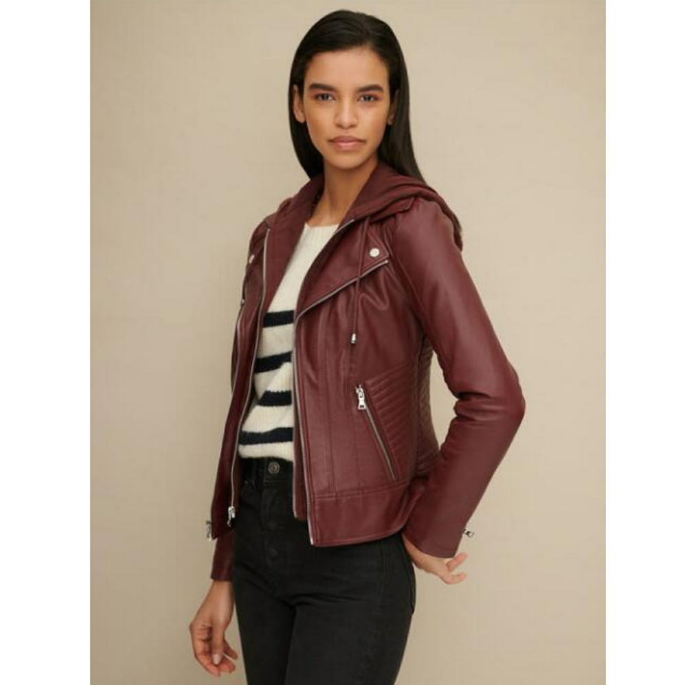 ๏ผ๐๐๐๏ผโข GUESS โข ๐ ยท Leather Jacket ยท NWOT - Picture 15 of 16